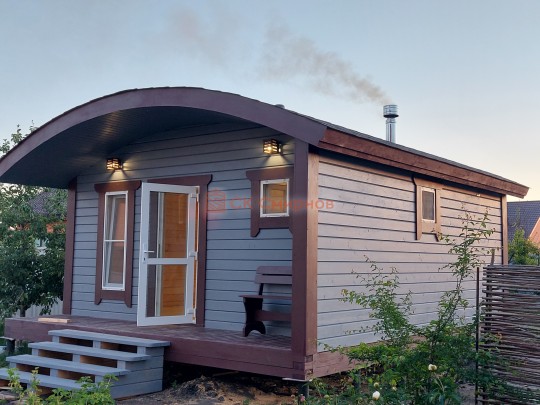 Июнь 2022 - баня из бруса №125