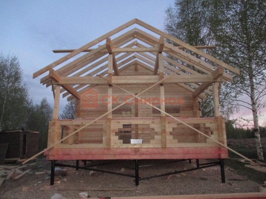 Май 2017 - баня из бруса №37