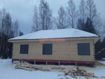 Фото №61: дом из бруса 107