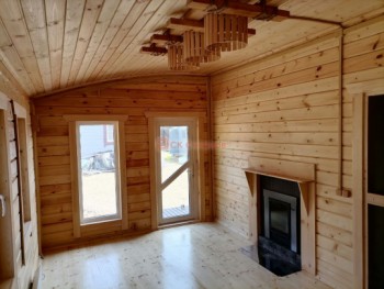 Фото №72: баня из бруса 108