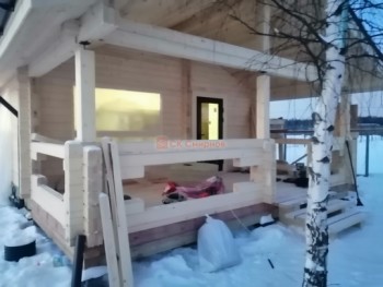 Фото №23: баня из бруса 118