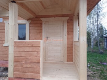 Фото №11: баня из бруса 124