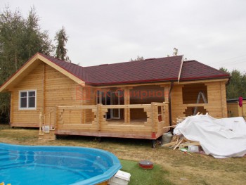 Фото №1: баня из бруса 49