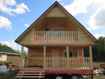 Фото №1: баня из бруса 52