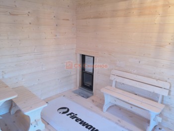 Фото №30: каркасная баня 61