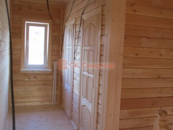 Фото №82: дом из бруса 64