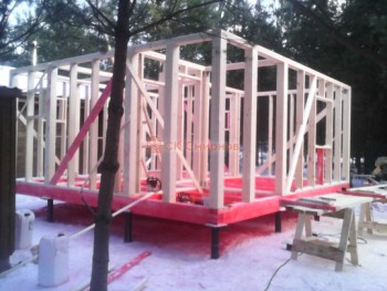 Фото №44: каркасная баня 68