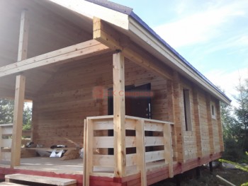 Фото №8: баня из бруса 94