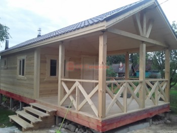 Фото №32: баня из бруса 97