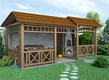 садовая беседка 3